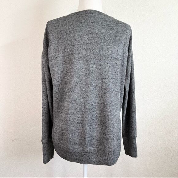 Athleta Coaster Luxe Soft Pullover Sweatshirt Women's S Dark Gray Lightweight - Picture 3 of 6